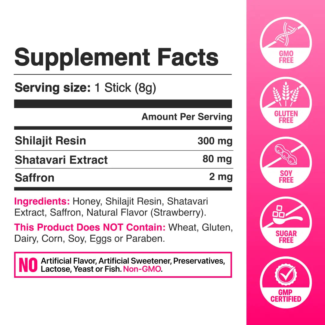 [First Order One-Time Bonus] FREE SHE-lajit Honey Sticks